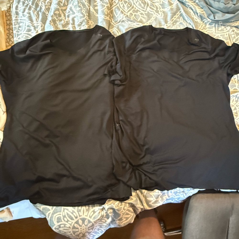 Lululemon Mens XL Fast Free Crewneck Short Sleeve Shirts Black Activewear